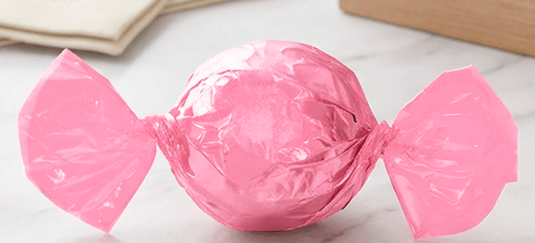 EMBALAGEM PARA TRUFAS ROSA CROMUS 20X18 COM 100 UNIDADES