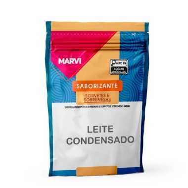 BASE PARA SORVETES E GELADINHOS SABOR LEITE CONDENSADO MARVI 100 GRAMAS